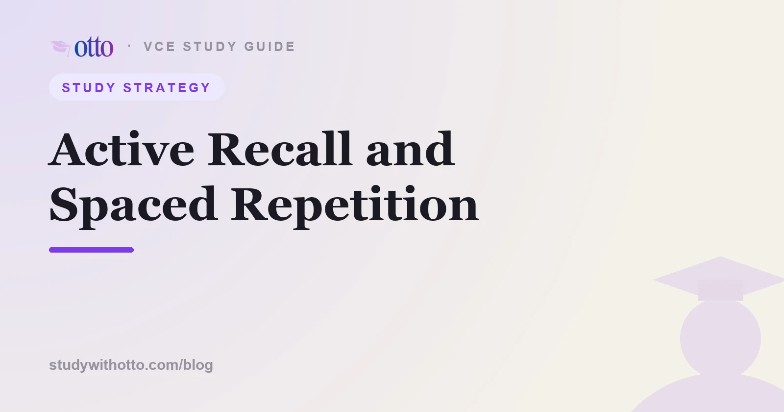 A memory curve rising each time it is tested and reviewed, on a cream background