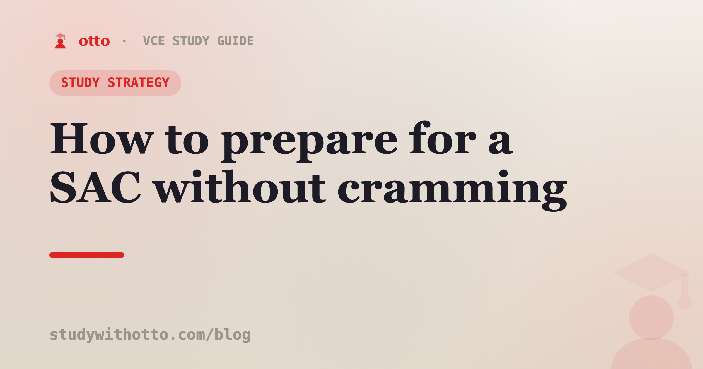 A SAC preparation checklist and past questions on a cream background