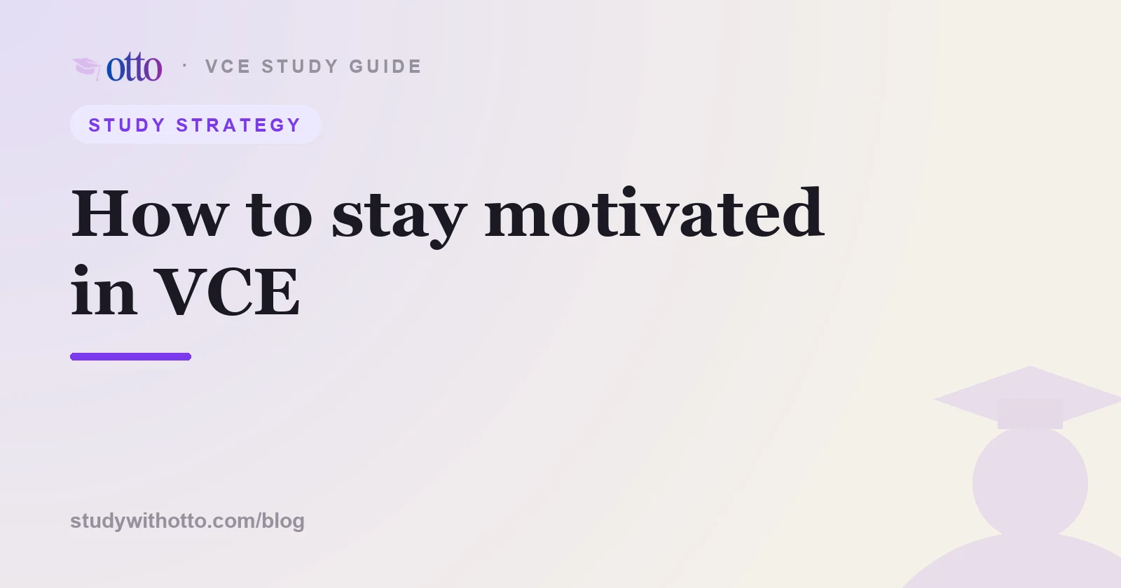 A student keeping momentum on a long uphill path with small milestones, on a cream background