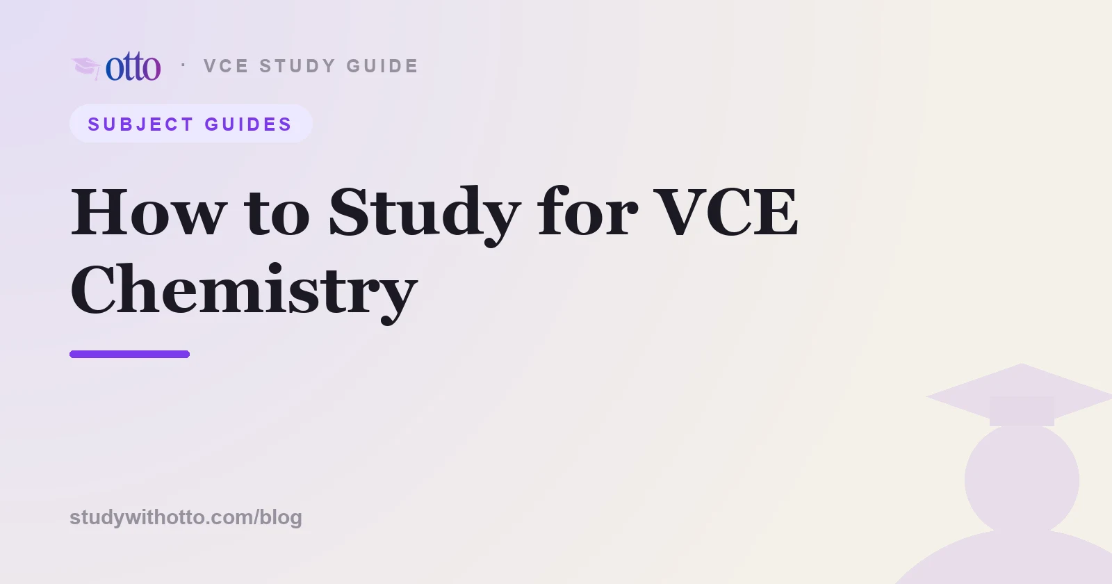 A worked VCE Chemistry problem with structures and a mole calculation, on a cream background