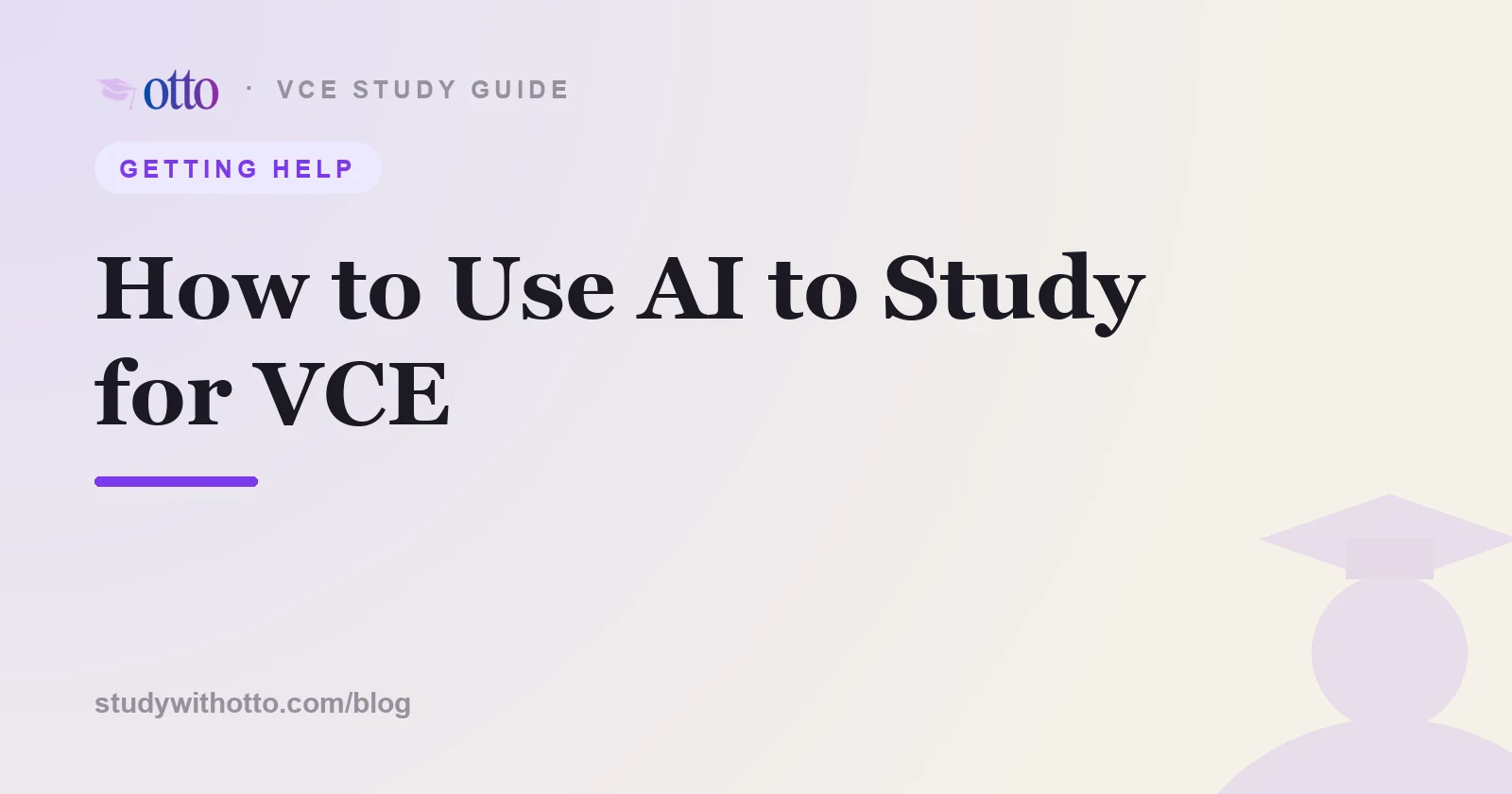 A student using an AI study tool to check their reasoning, on a cream background