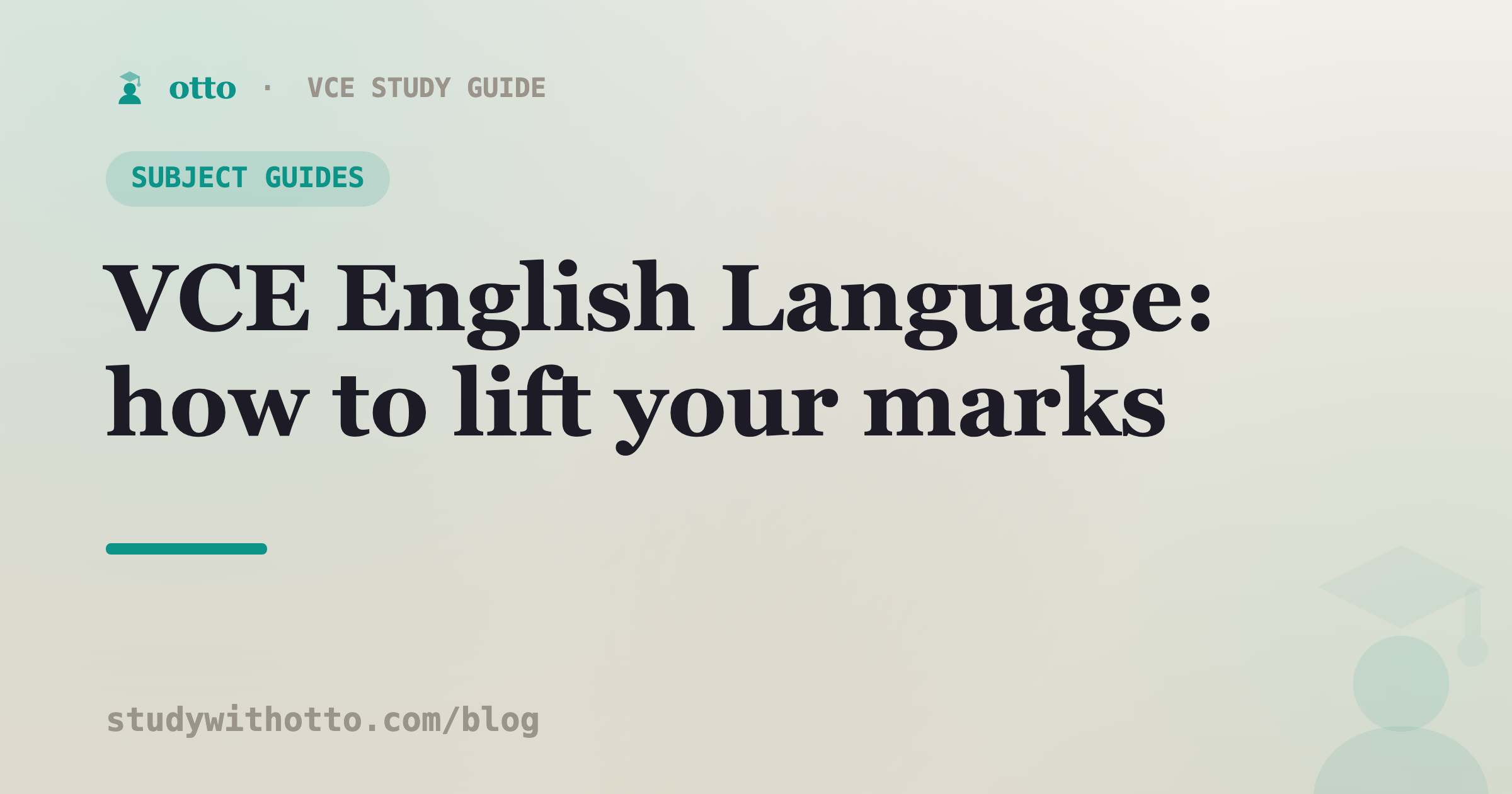 VCE English Language study notes with metalanguage terms highlighted on a cream background
