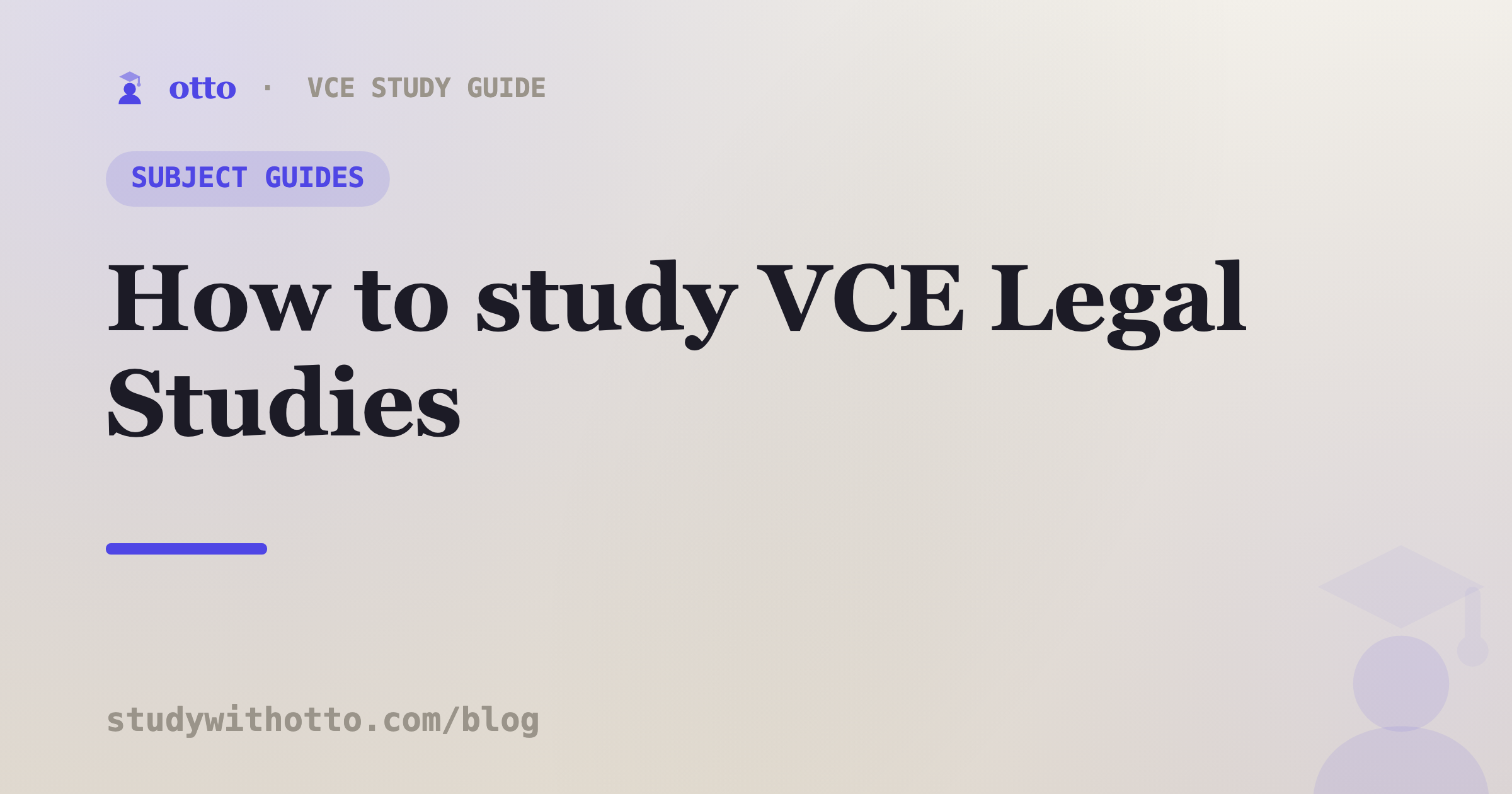 VCE Legal Studies notes with case names and legislation on a cream background