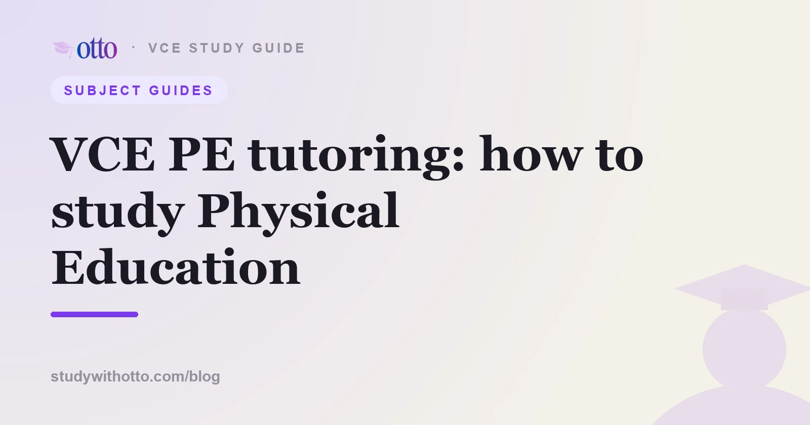 VCE Physical Education notes with an energy-systems diagram on a cream background