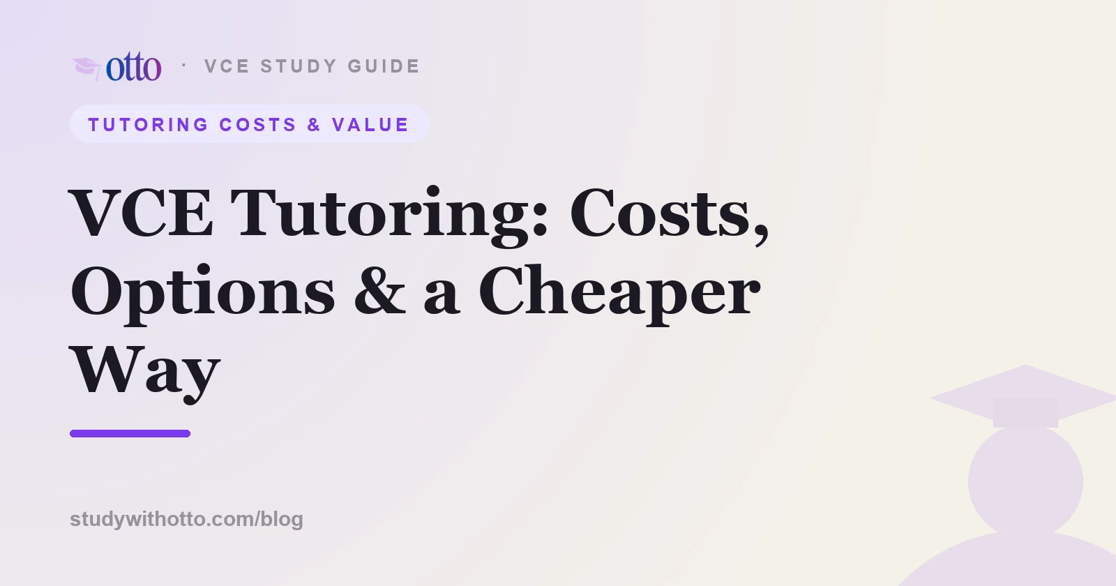 VCE Tutoring: costs, options & a cheaper alternative